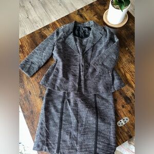 Rafaella‎ Studio Gray Women's Blazer and Skirt Set
